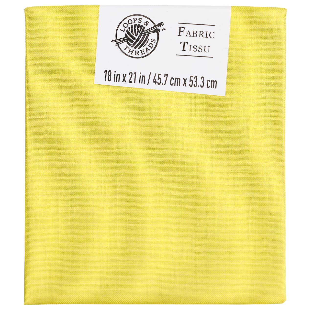 Tissu en coton de couleur unie de Loops & Threads